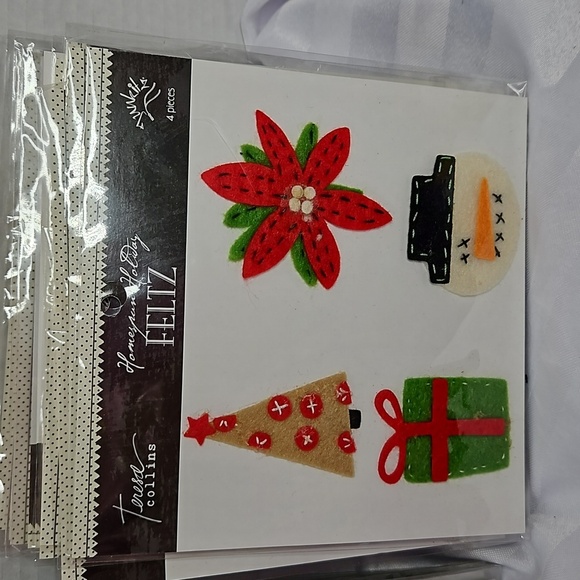 JUNKITZ HOLIDAY FELTZ BY TERESA COLLINS 4 PIECE SET -SET OF 11 - Picture 1 of 4